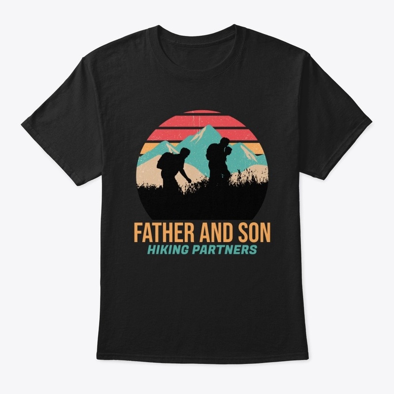 Father And Son Hiking Partners