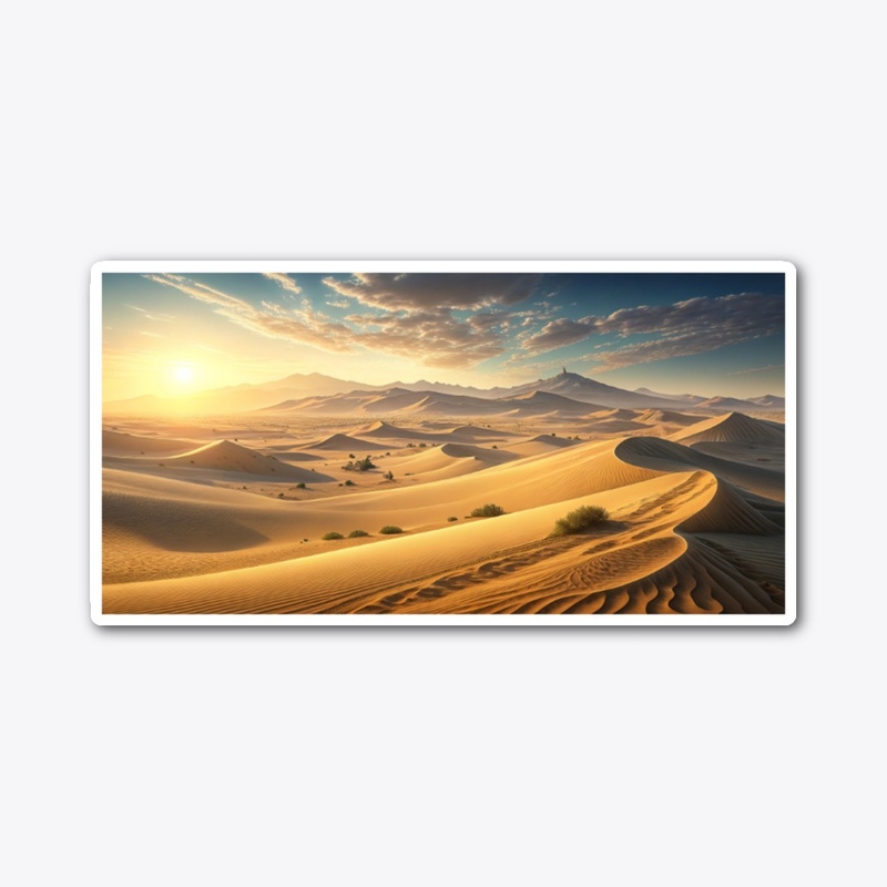 Golden Waves of the Desert