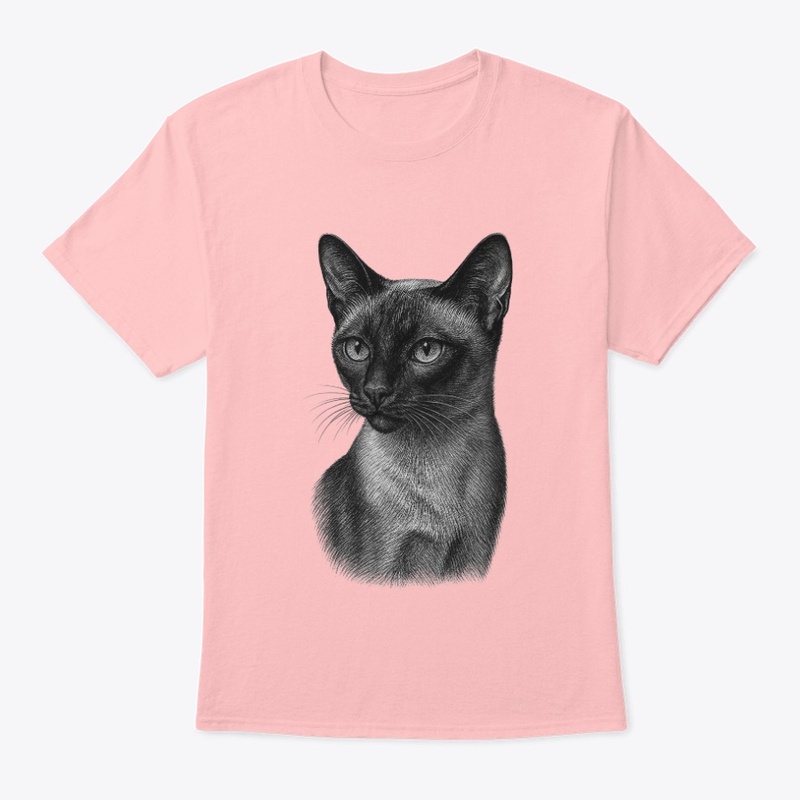 Chic Siamese Cat for Cat-Loving Girls