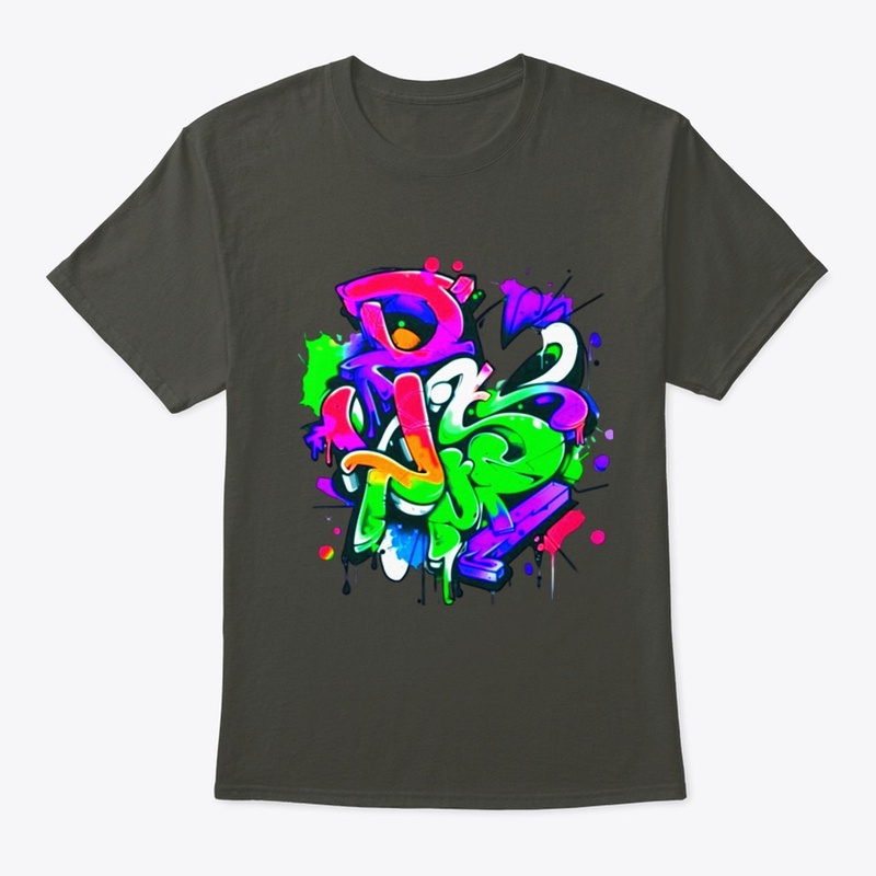 Simple high regulation t-shirt design. 