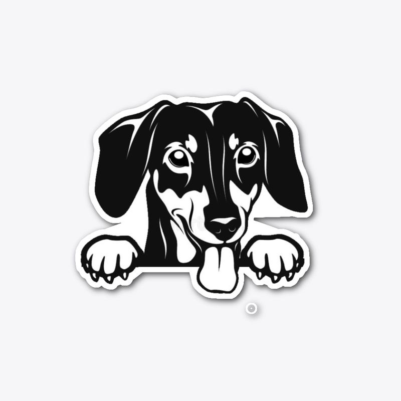 Daschund Stiker