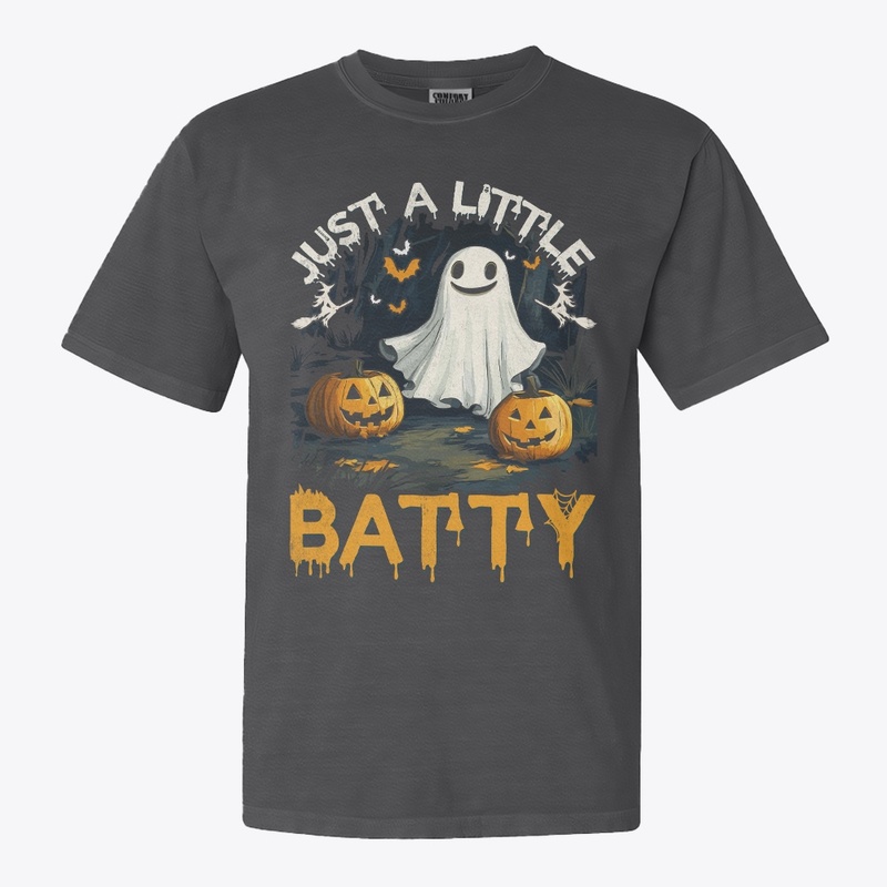 Just a Little Batty Cute Ghost Tee