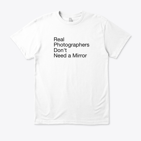 Mirrorless T White Camiseta Front