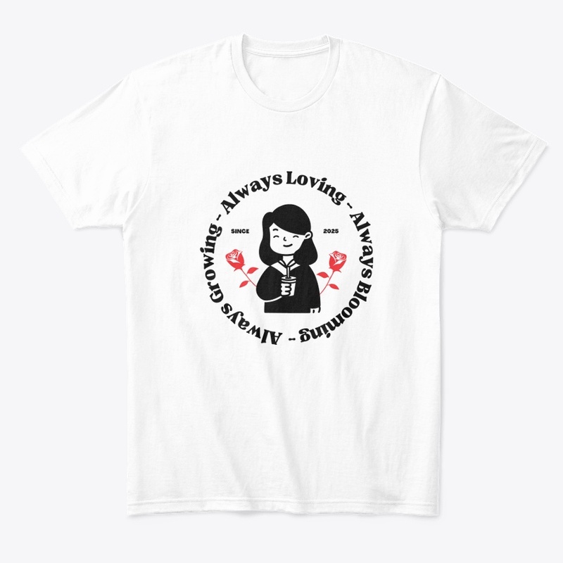 Good vibe wite tee shirt (Customized)