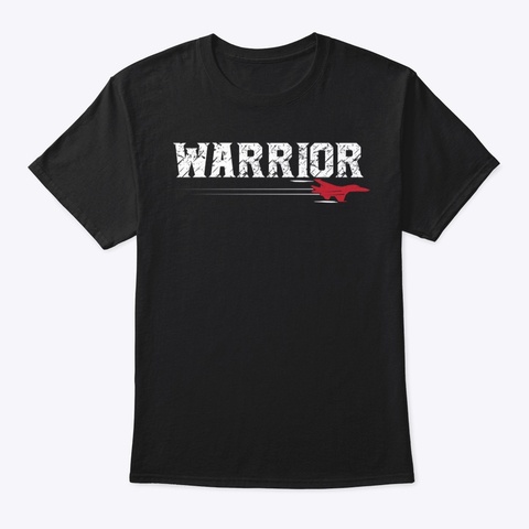 Warrior T Shirt Black T-Shirt Front