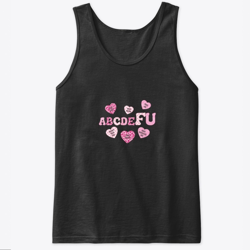 Valentine Day Hearts ABCDEFU 