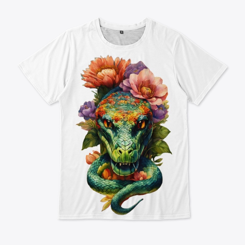Snake Printed Tshirt 