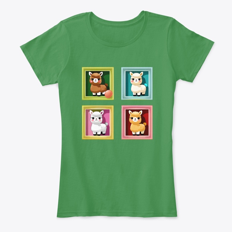 Four alpacas