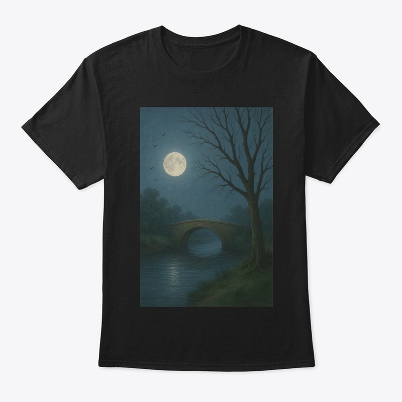 Moonlit Night Nature T-Shirts 