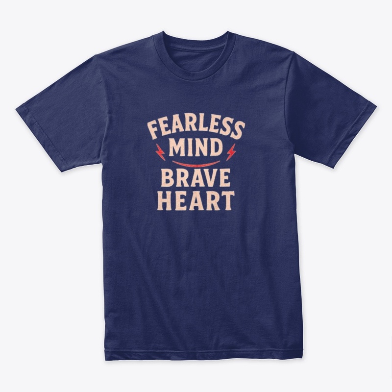 Fearless Mind Brave Heart Hoodie.