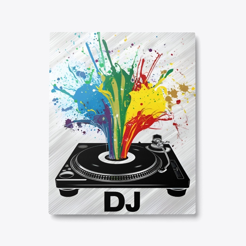 Colorful Turntable Groove