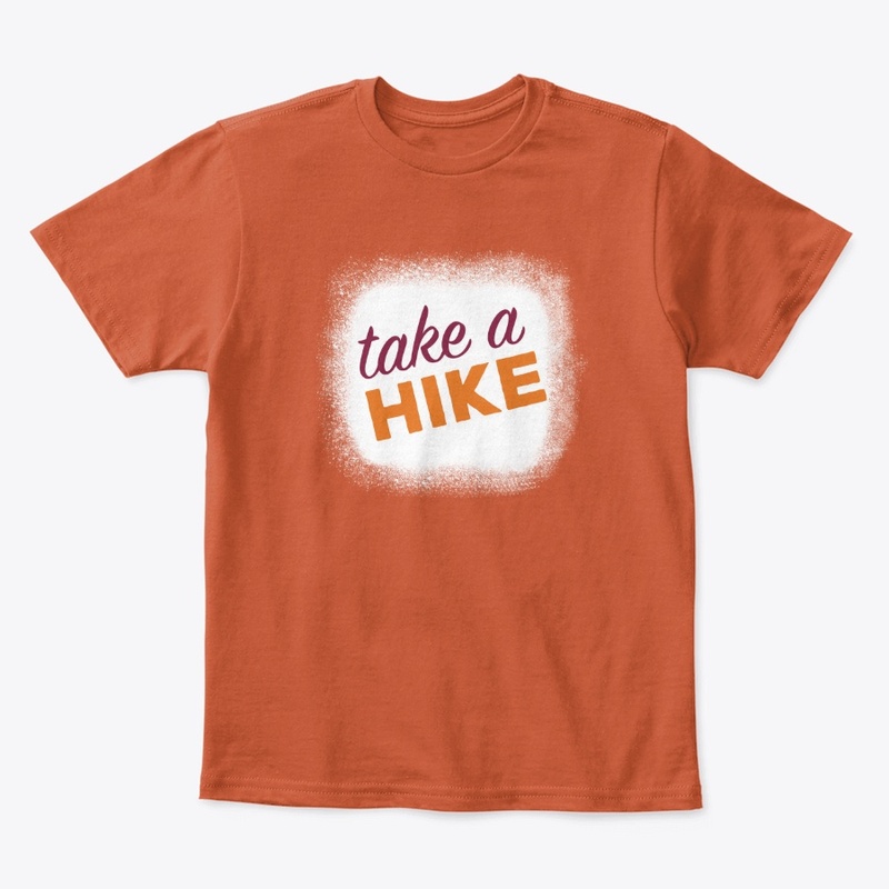 TAKE A HIKE APPAREL MAROON &amp; ORANGE