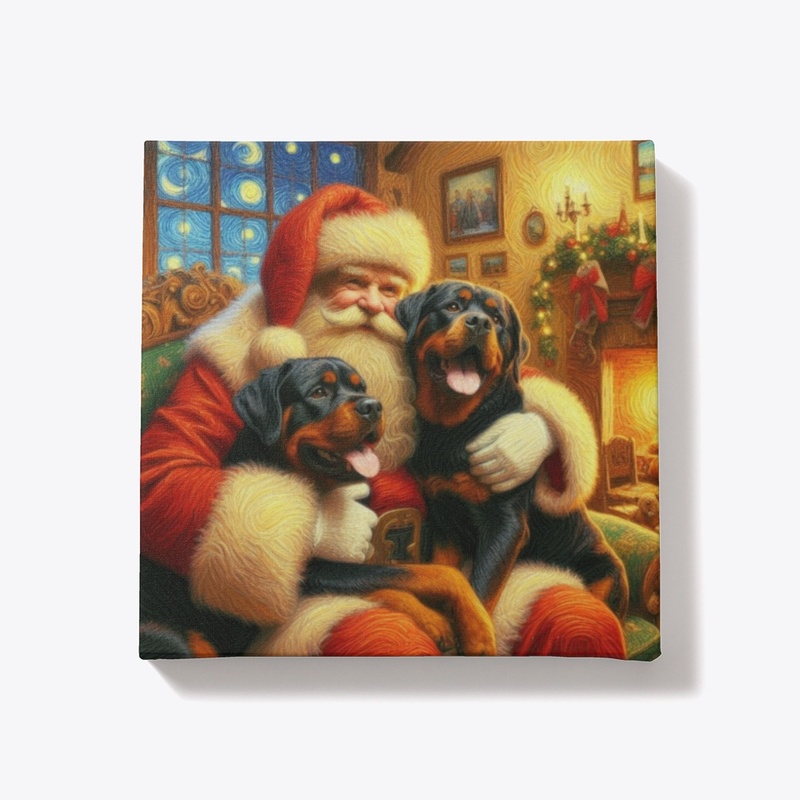 Rottweilers and Santa