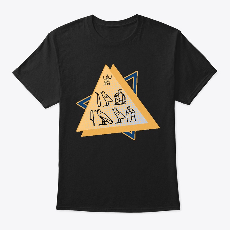 Ok boomer hieroglyph tee in royal lapis