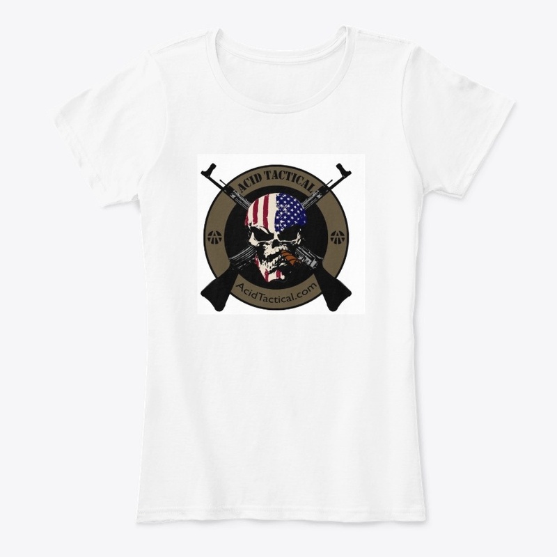 Acid Patriot Skull Logo