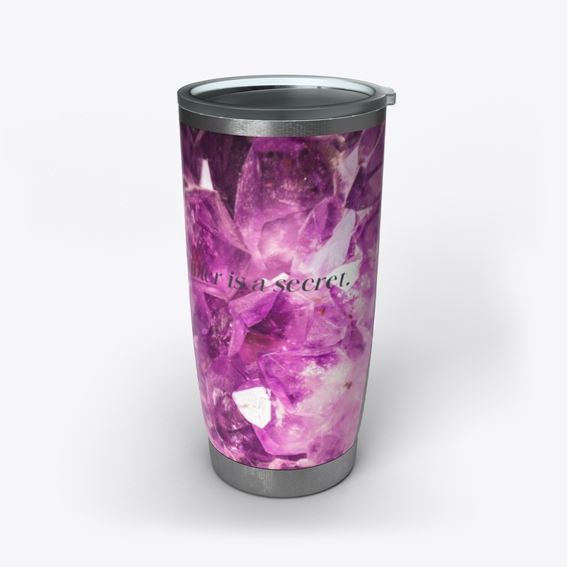 Purple Pretty Secret Content Tumbler