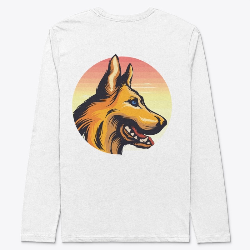 German Shephard dog head