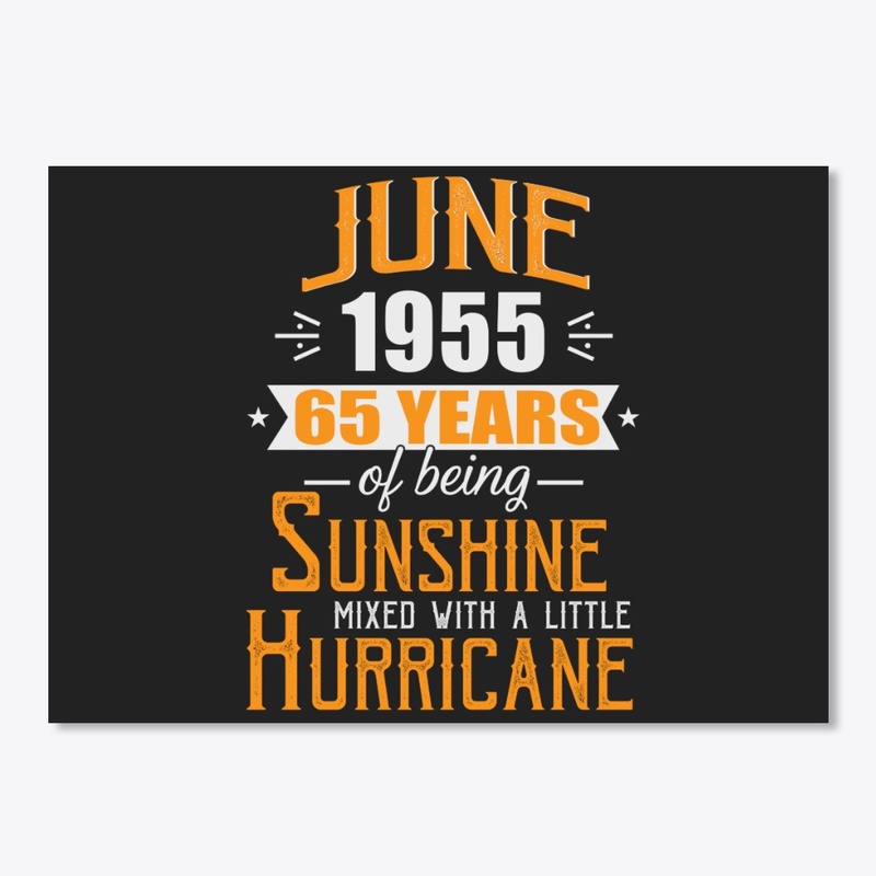 June 1955, 65 Years Anniversary Gift