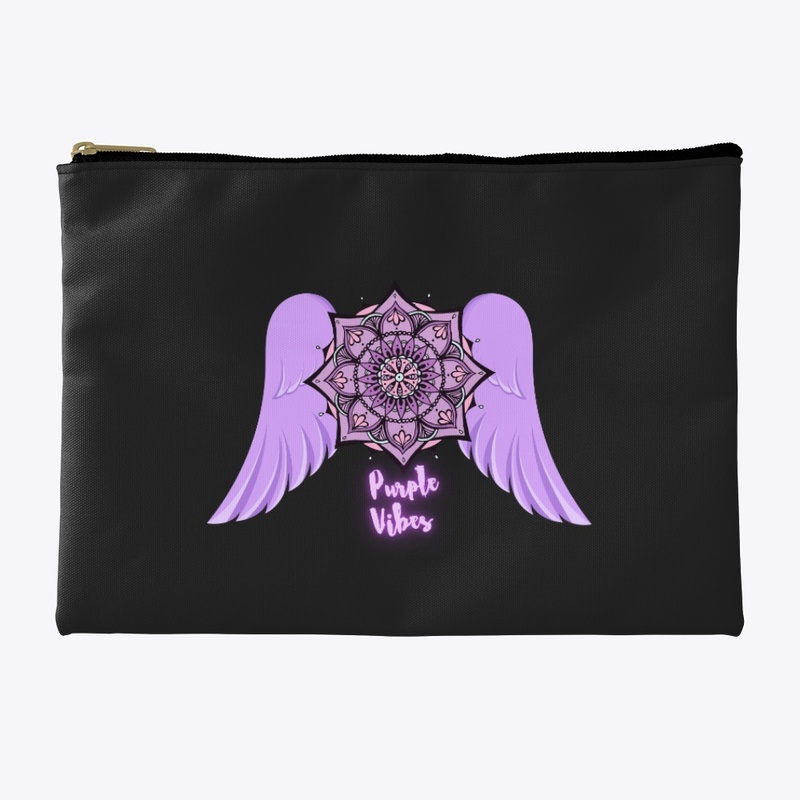 Purple Vibes Mandala Wings