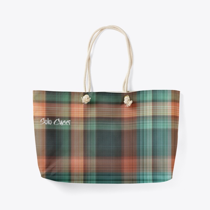 Just Plaid-Tote Bag