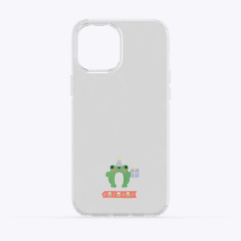 cute froggy clear phonecase