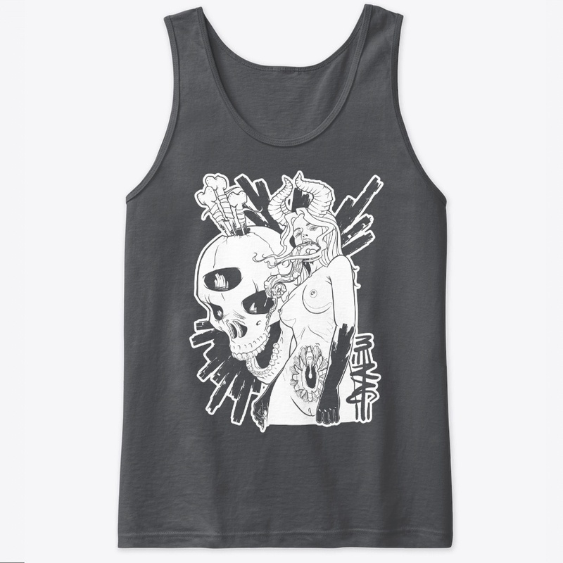 Succubus Skull White