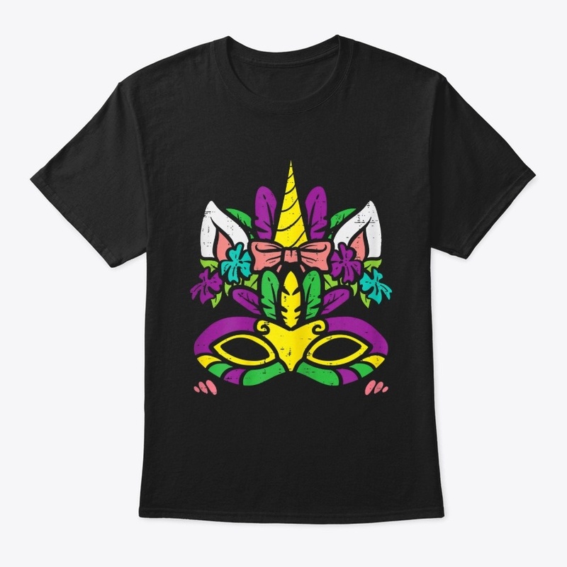 Unicorn Head Mardi Gras Mask