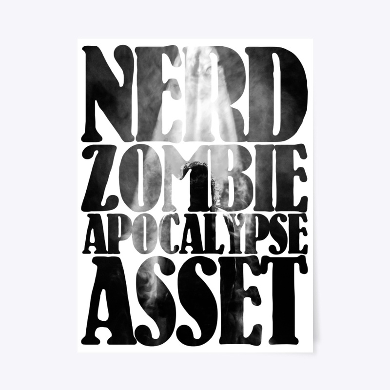 Nerd zombie apocalypse asset