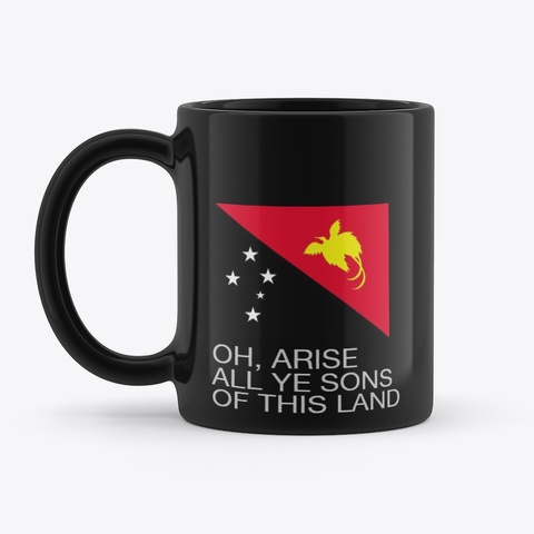 Oh, Arise Mug Black T-Shirt Front