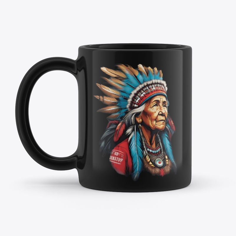 Indigenous Fascinating Old Woman
