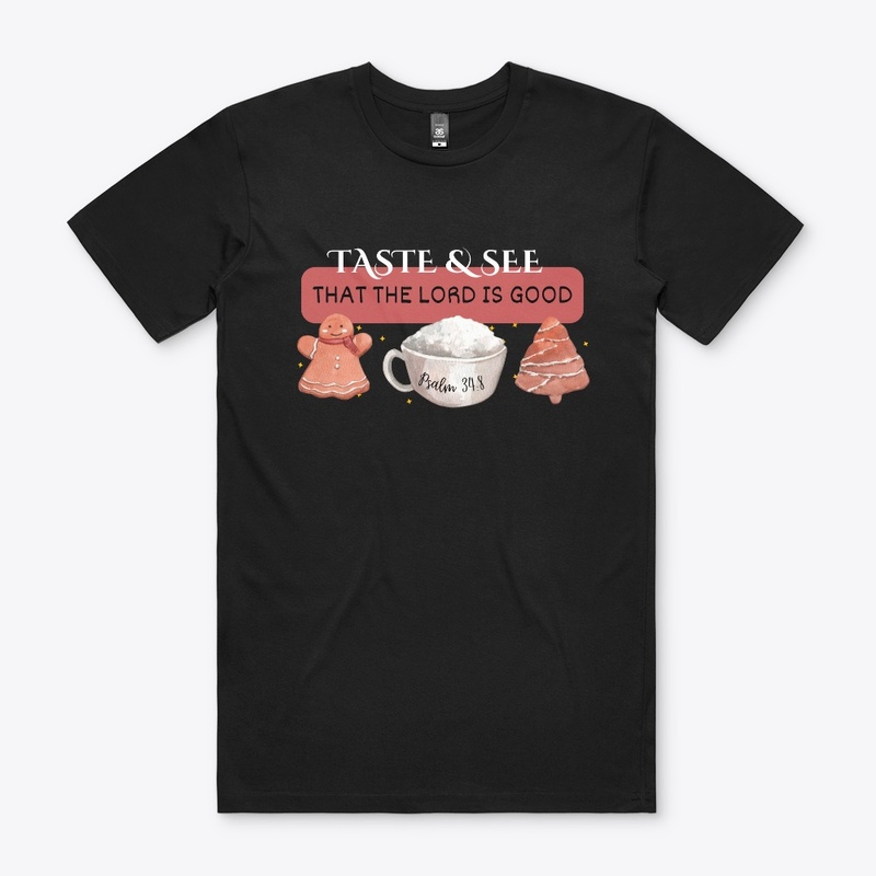 Taste and See | Black | T-shirt Hoodie