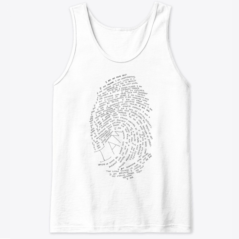 Thumb Print White T-Shirt