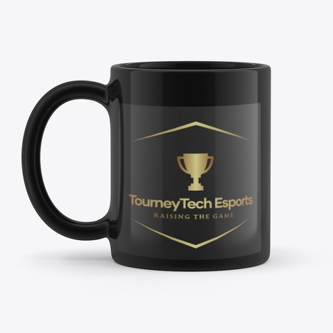 Tourney Tech Line 1 Black T-Shirt Front