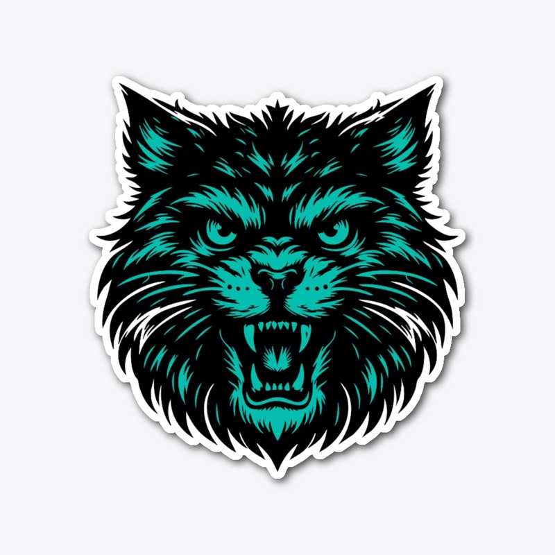 Wild Cat Head Design