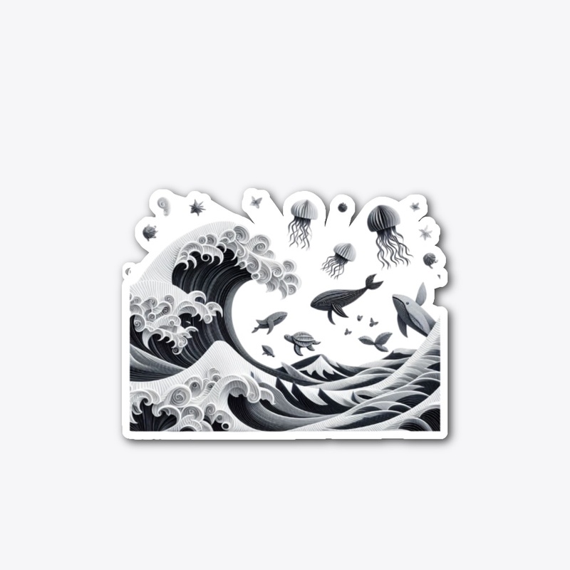 Gray Japan sea Series