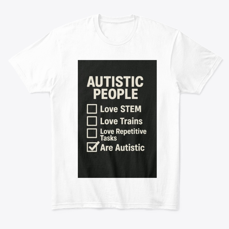 Autistic People Checkbox end stereotypes