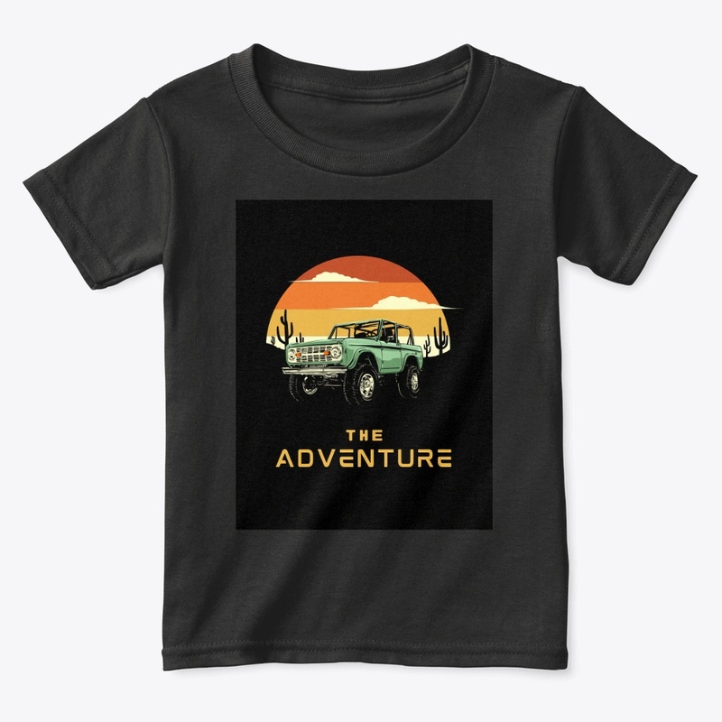 The adventure black t shirt 