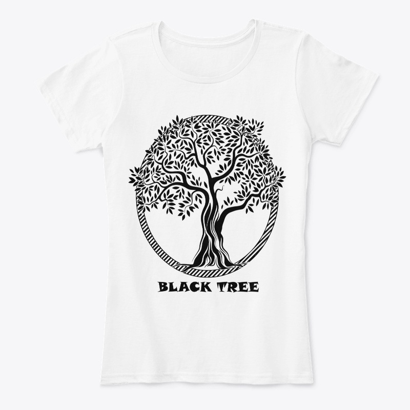 BLACK TREE WITH RECTANGLE