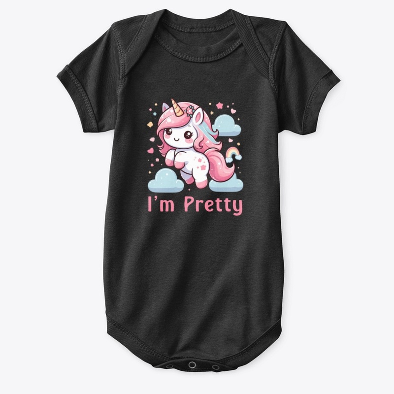 I’m Pretty Unicorn Kids Girl 