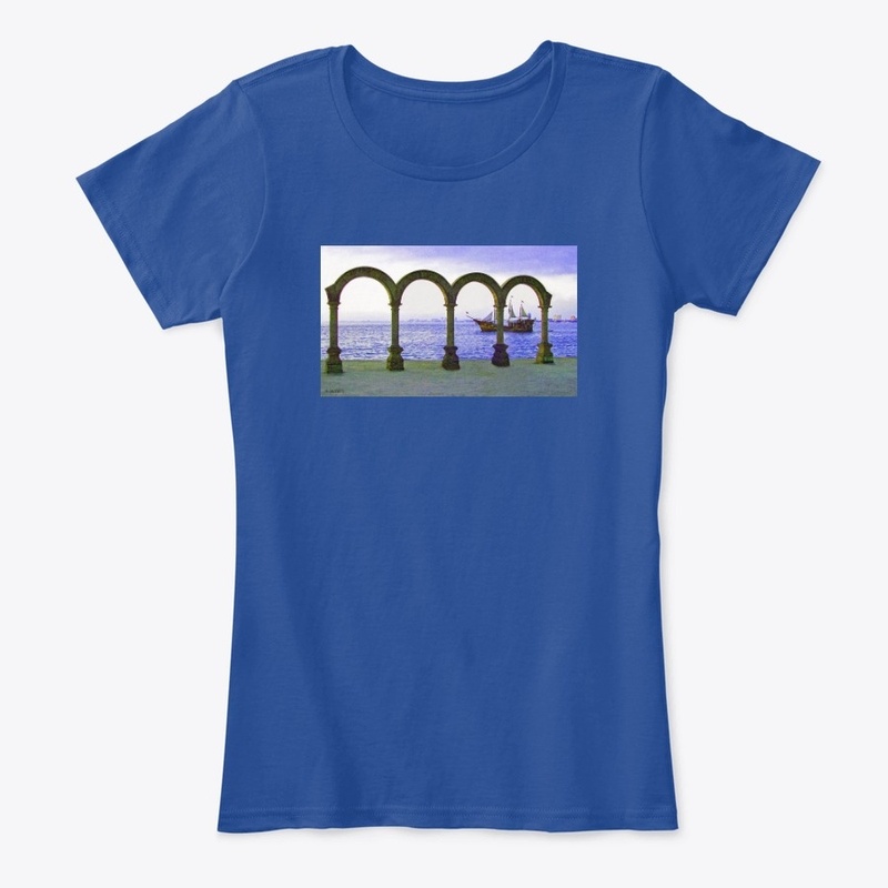 Malecon Arches  Miragalante t-shirts