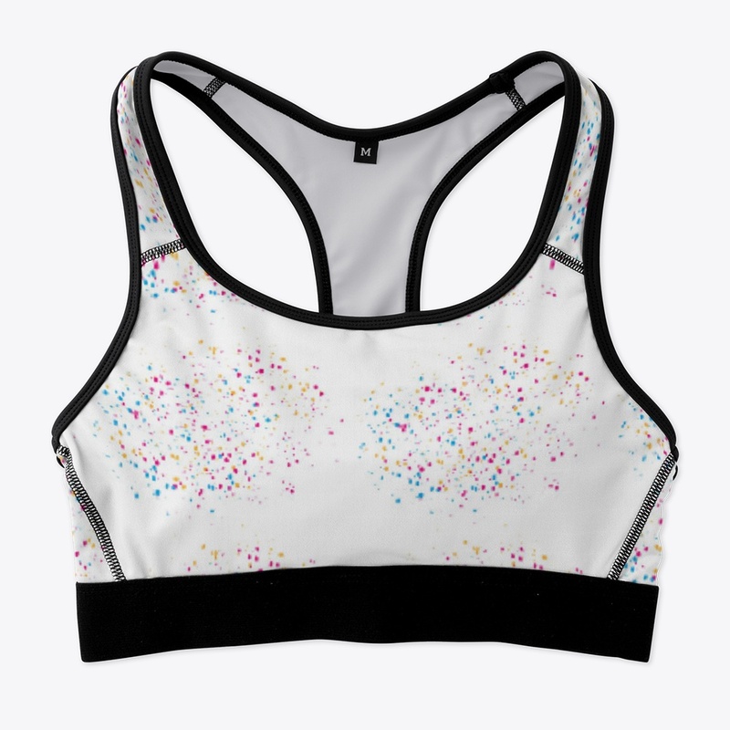 Multicolour Dotted Bra