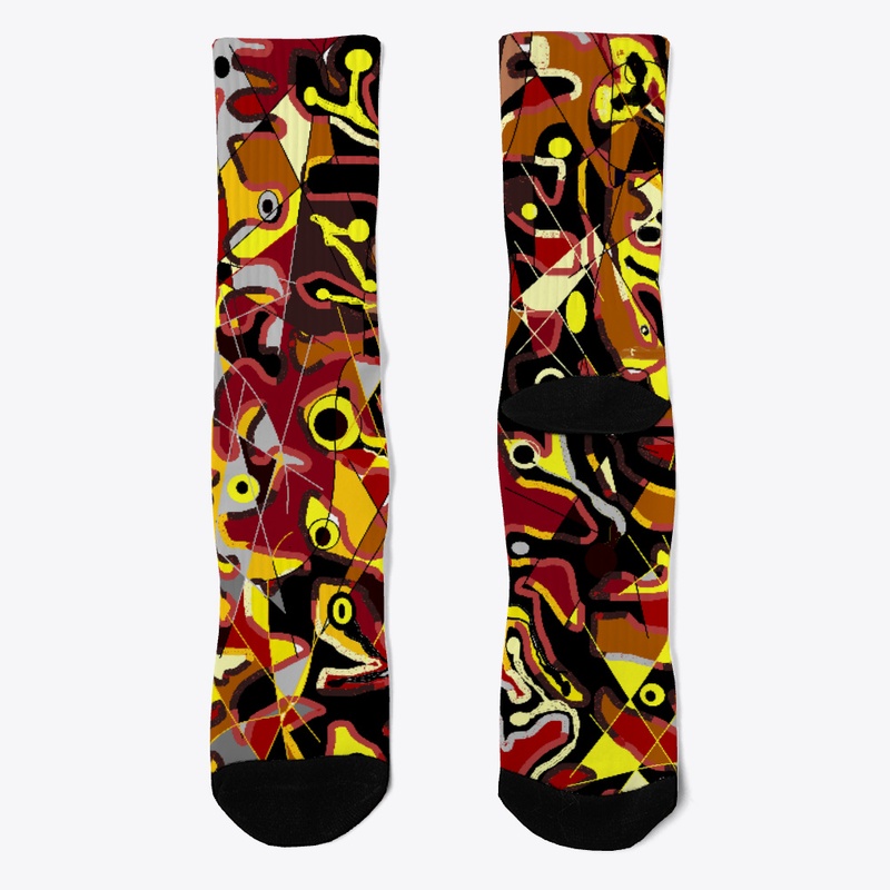 Wild Piton Socks by Ash
