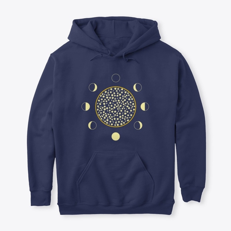 moon phases and stars