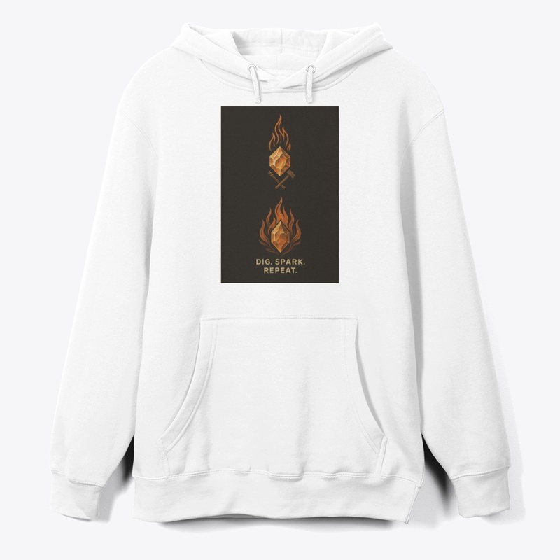  "Herkimer Fire Pendant Tee"