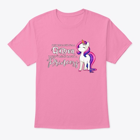 Izzi   Gamer Princess Pink T-Shirt Front