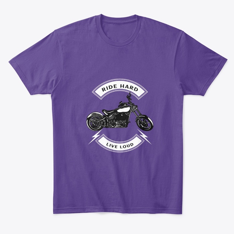 Ride Hard Live Loud Motorcycle
