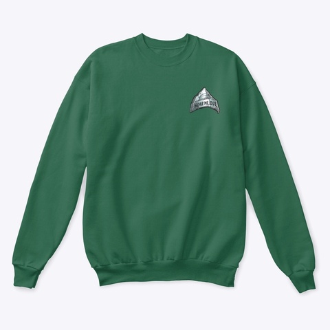 "Naughty" Holiday Sweater Deep Forest  T-Shirt Front