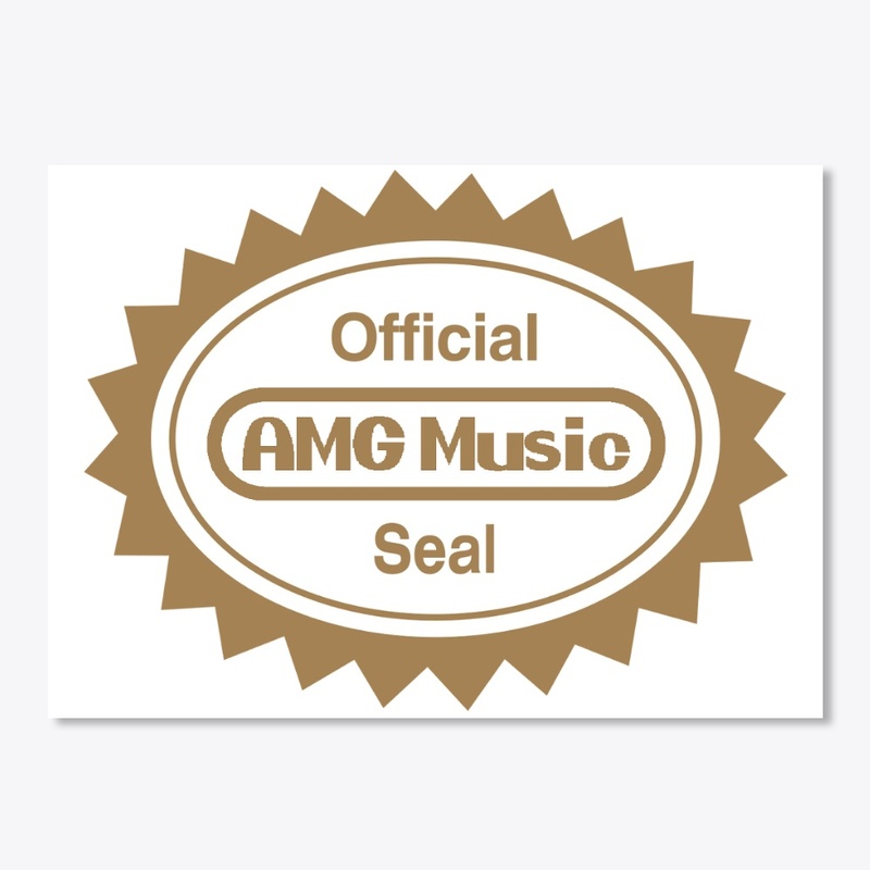Official AMG Music Seal (Sticker)