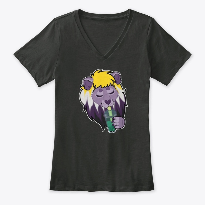 Bubble Tea Pride Lion (Non-Binary)