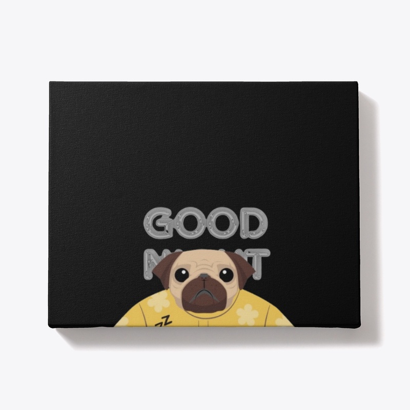 good night pug 🐕‍🦺